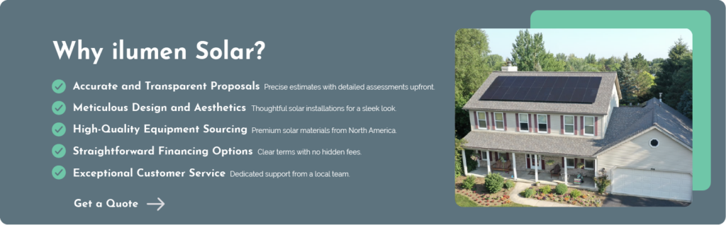 Why ilumen Solar as your Solar Installer?